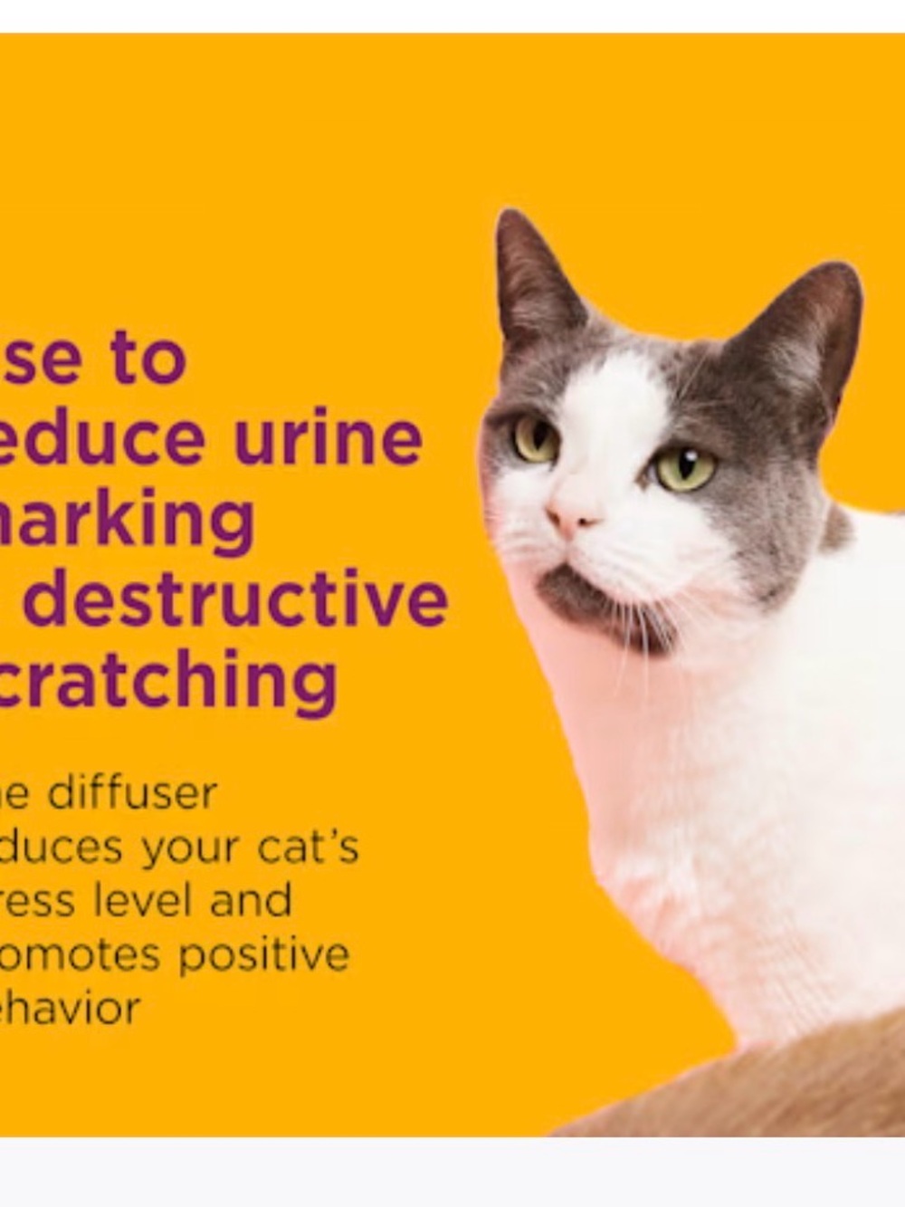 Comfort Zone Single & Multi-Cat Calming Kit Plug-In Defuser & Refill Drug Free - Picture 3 of 8